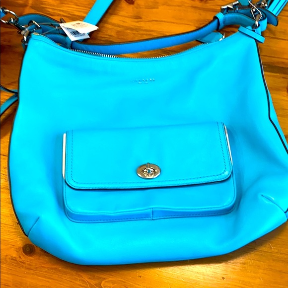 Coach Handbags - New with tags - bright blue Coach handbag